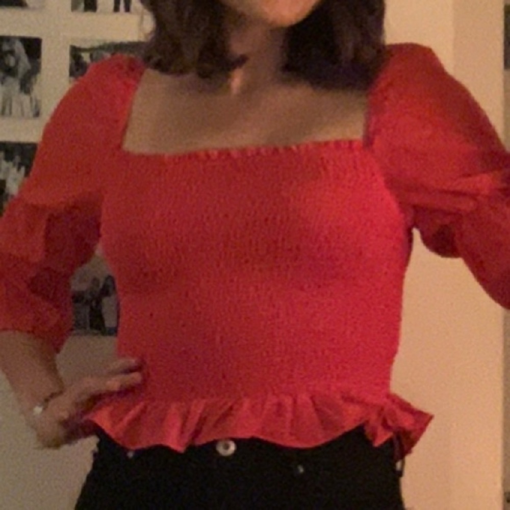 Red blouse - Picture 2 of 2